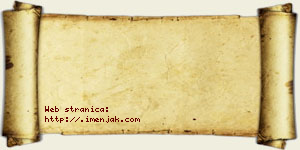 Jakov Budalić vizit kartica